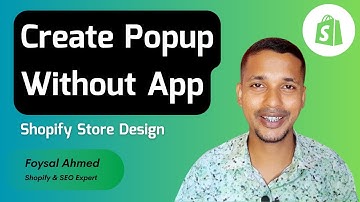 How to Create Popup in Shopify without App for FREE ✅ Shopify Store Design