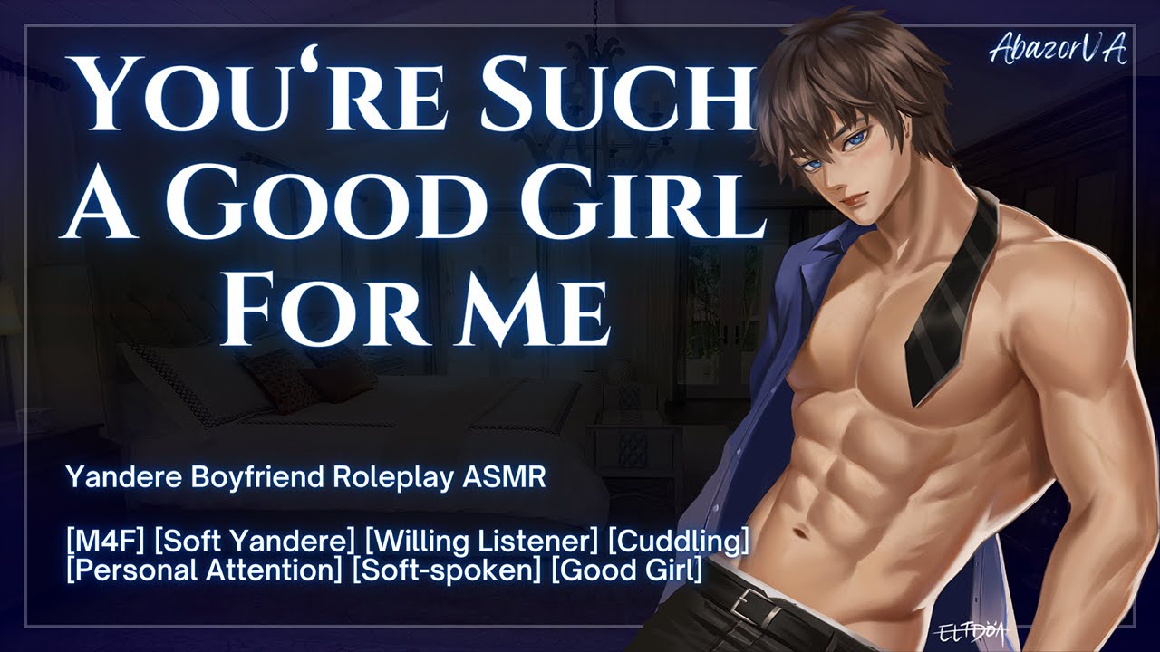 Possessive Yandere Boyfriend "Good Girl" Sleep Aid [M4F][ASMR][Soft Yandere][Cuddling][Soft-spoken]