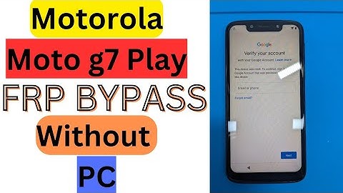 Motorola G7 Play Frp Bypass Android 10 Without Pc | Remove Google Account New Method 2023 #frp