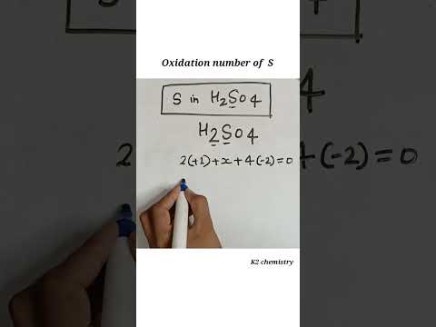 Video oxidation number of  S in h2so4  l Oxidation state of sulphur in sulphuric acid l - youtube