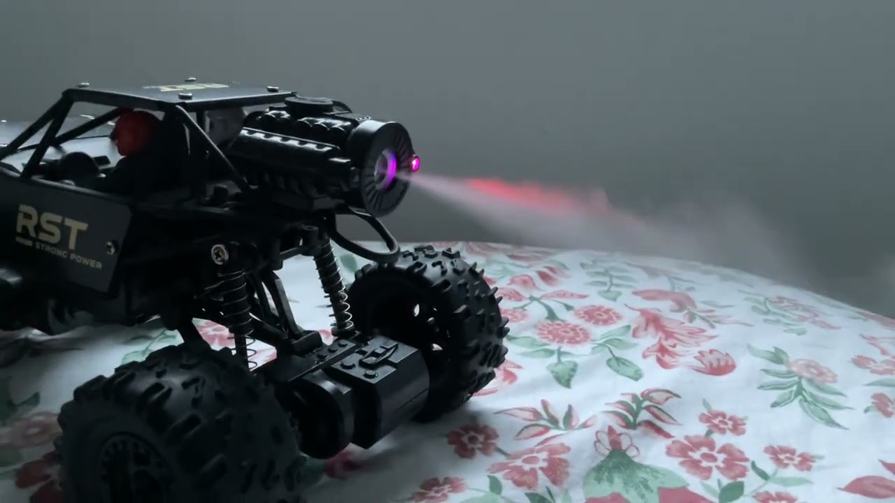 RC car smoking