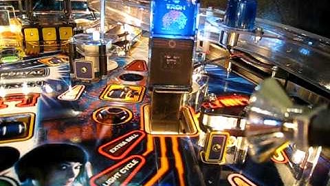 Tron pinball arcade machine mod