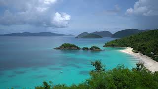 Overlooking Trunk Bay