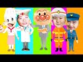 アンパンマンとファイブリトルモンキーベイビージャンピングオンザベッド Five Little Babies Jumping On The Bed Learn Jobs