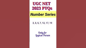 number series ugc net pyq | number series short trick #ugcnet #shorts