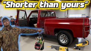 CUTTING MY TRUCK IN HALF because long beds are “parts trucks”