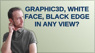 Mathematica: Graphic3D, white face, black edge in any view