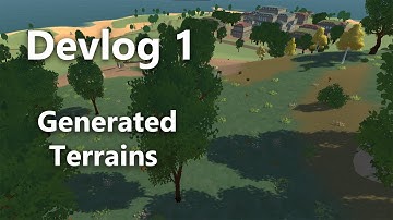 Devlog 1 - Terrain Generation for open world RPG