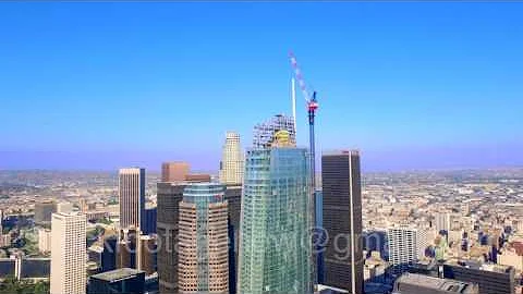 Wilshire Grand building construction timelapse 4k