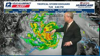 Tracking Tropical Storm, rain coverages and damages in Southeast Texas