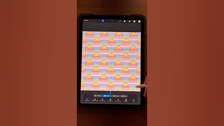 Creating this pastel seamless pattern design as per demand 🫰#procreate  #art #shorts #viralshorts