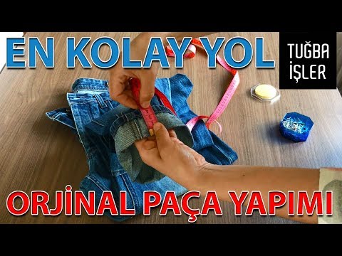 Orjinal Paça Yapımı - Kot Pantolon Paçası Kısaltma (KENDİN YAP) | Tuğba İşler