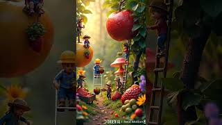 Tiny people harvesting giant fruits #preproduction #creativeassembly #prart #storyboard #imaginefx