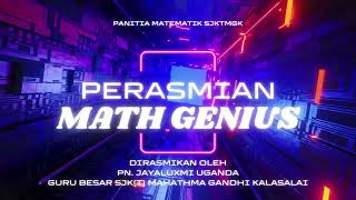 GIMIK PELANCARAN PROG MATH GENIUS PANITIA MATEMATIK SJKT MGK 2024