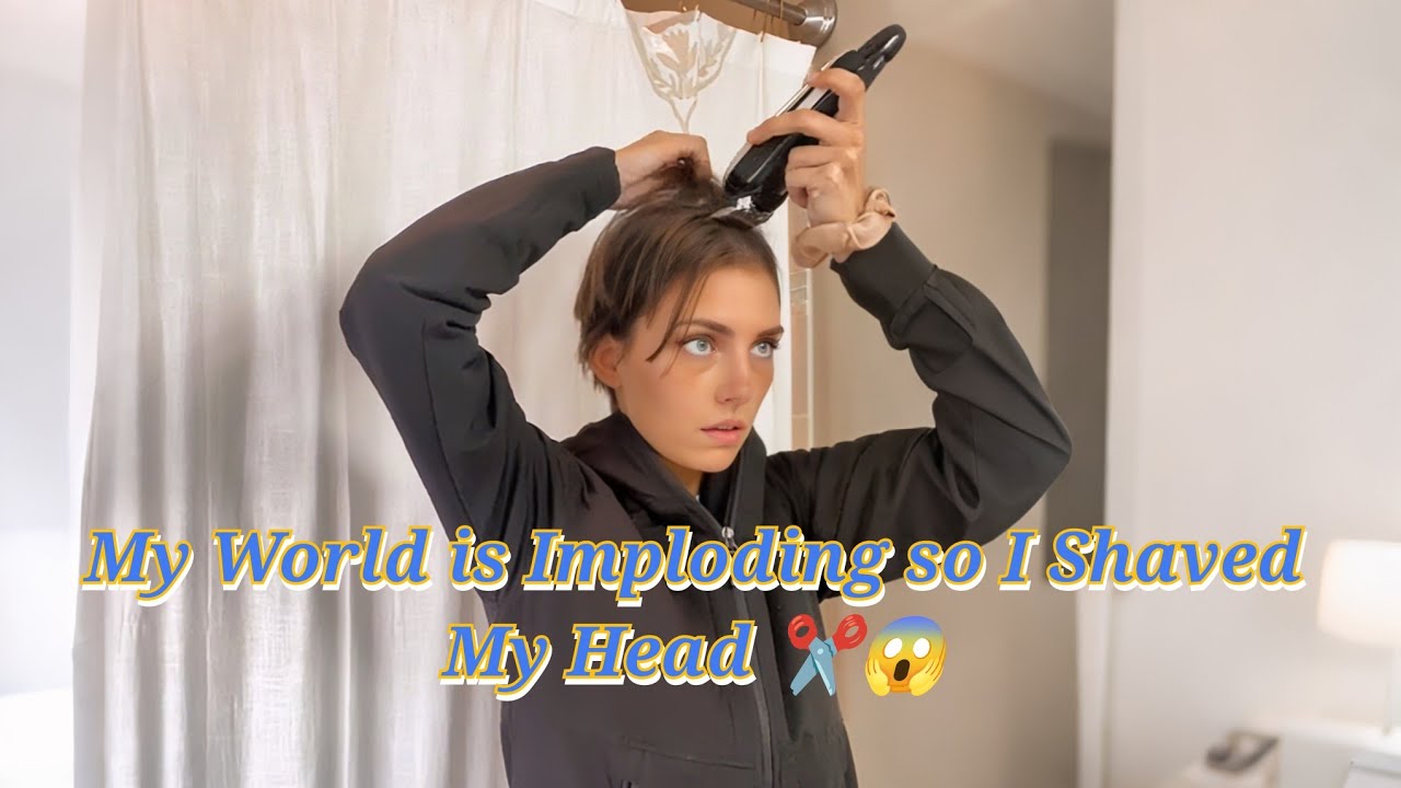 Мой мир рушится, поэтому я побрил голову ✂️😱
