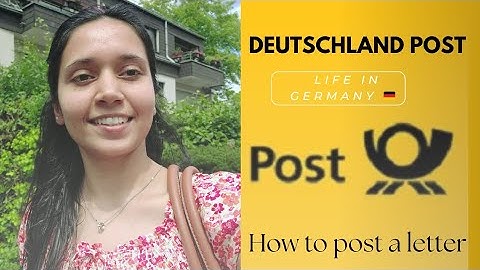 Deutschland Post : How to Post a Letter in Germany 🇩🇪 Complete Guide.