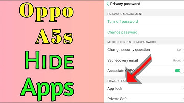 How To Hide App In Oppo A5s (no root) | How To Private App In Oppo A5s 2021