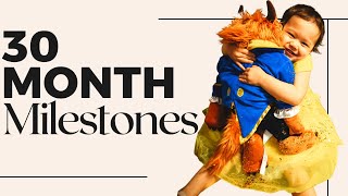 30 MONTH DEVELOPMENTAL MILESTONES | What Your 30 Month Old Toddler Should Be Able to Do + Activities