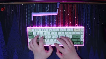 Lubed Mode Reflex Switches Sound Test | Tofu65 Acrylic