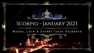 Scorpio January 2023 Tarot #tarot #scorpiotarot #scorpio2023