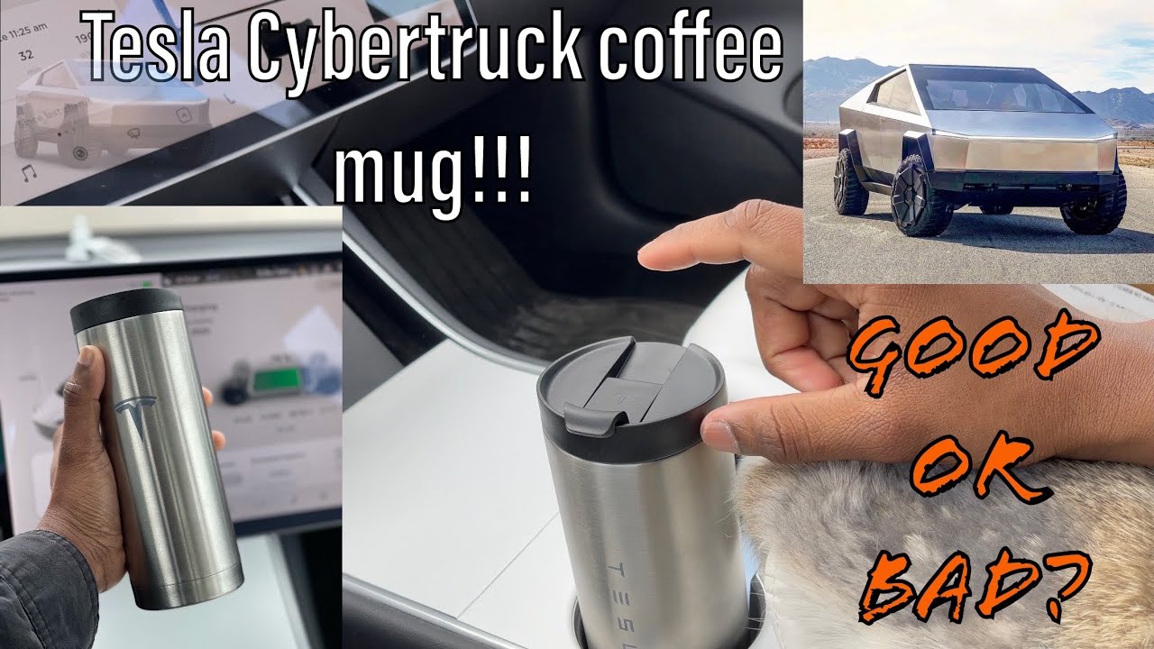 Tesla stainless steel coffee mug *The Cyber Mug*!!🤩 