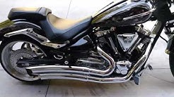 Extremely Loud Yamaha Raider S Vance & Hines Big Radius 2into2 NO BAFFLES