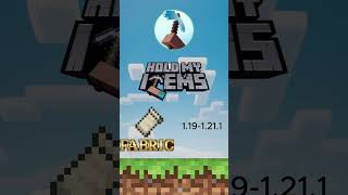 Обзор мода за 30 секунд Hold My Items анимации #minecraft #майнкрафт #модынамайнкрафт #mods #shorts