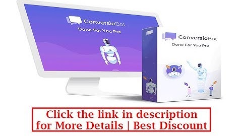 ConversioBot | Transforms Websites Into Automated Leads & Sales Bots | Best Discount