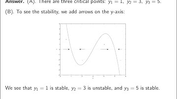 Video2-16: Autonomous equations. Elementary Differential Equations