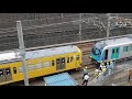 西武101系263F 新車40153Fとの連結作業 西武101系263F 新車40153Fとの連結作業