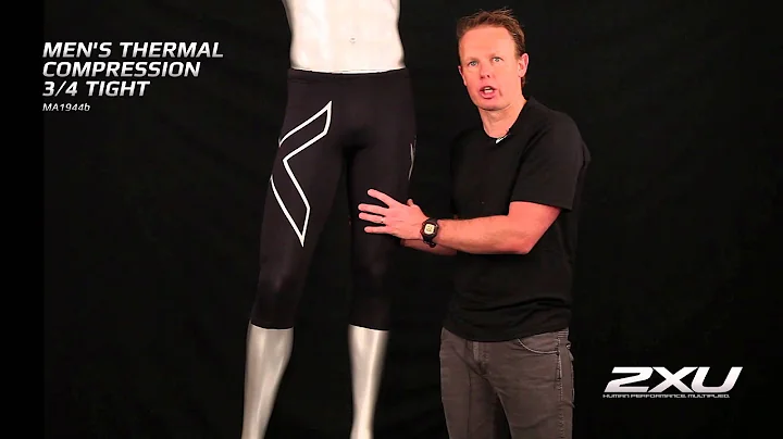 2XU Men's Thermal 3/4 Compression Tight (MA1944b)