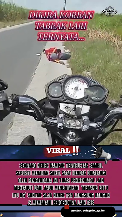 Nenek ini sedang pura² giliran di bongkar marah bolo #beritaviral