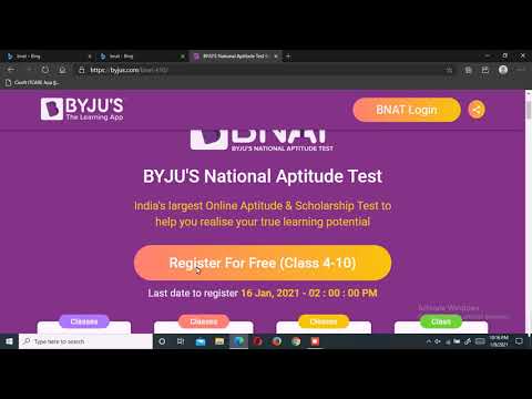 HOW TO REGISTER TO BYJU