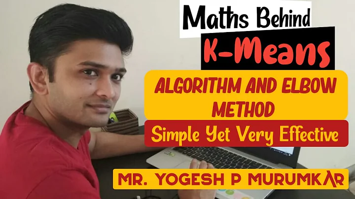 Elbow method and maths behind k means algorithm explained with simple example