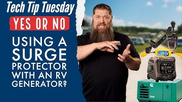 Can you use a surge protector with an RV generator.
