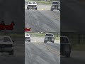 nitrous SBC S10 vs Twin Turbo LS Foxbody throwing down on the streets #6sixtystreet #dragracing