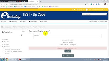 Membuat Kuis di Elearning Moodle