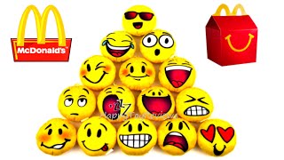 McDonald's Happy Meal Emoji Playing Cards Face Time Fun 2017
