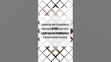Open-source intelligence - OSINT