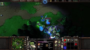 Warcraft 3 Frozen Throne 1v1 Ranked Ladder Map Twisted Meadows - Orc Vs Human MMR 4813