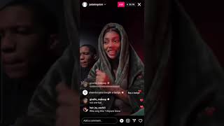 Stefflon Don Joins Jada Kingdom's LIVE While She Reacts To Stefflon New Diss Track  #DeadGyalTalking