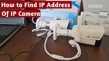 How to find ip address of ip cameras