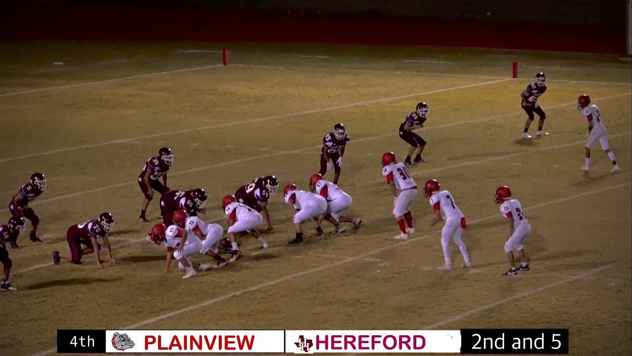 Plainview bulldogs 9th grade blue vs Hereford whitefaces 9th grade oct