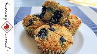 Simple Keto Blueberry Muffins