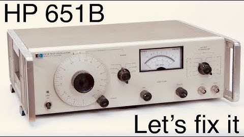 Fixing a Sad HP 651B Oscillator Instrument from 1967! Range Switches cleaning.