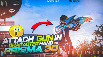| ATTACH GUN IN CHARACTER HAND PRISMA 3D MIXAMO | SHADOW EDITZ |