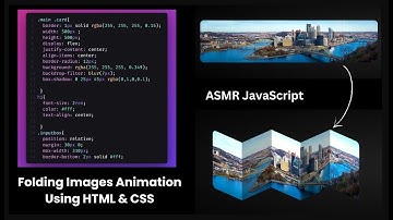 Folding Images Animation Using HTML & CSS | ASMR Video