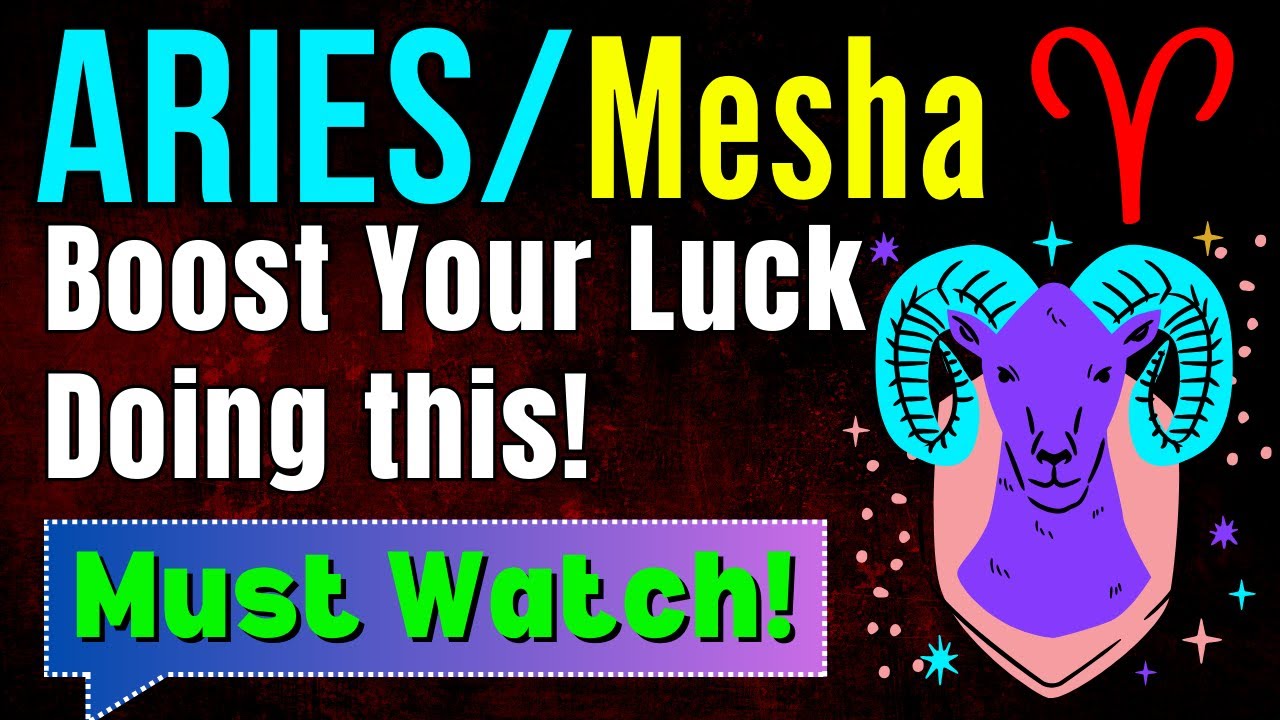 ♈️ Aries - Boost Your Luck Effortlessly with this! An Astrology Secret!
