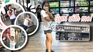 WORKOUT WITH ME! ft. APF SOFTCORE/HARDCORE GYM! (Tanauan, Batangas) |  Angela Jobog screenshot 5