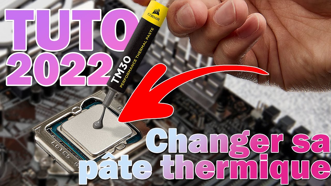 Changement De Pâte Thermique Vers Processeur Pc